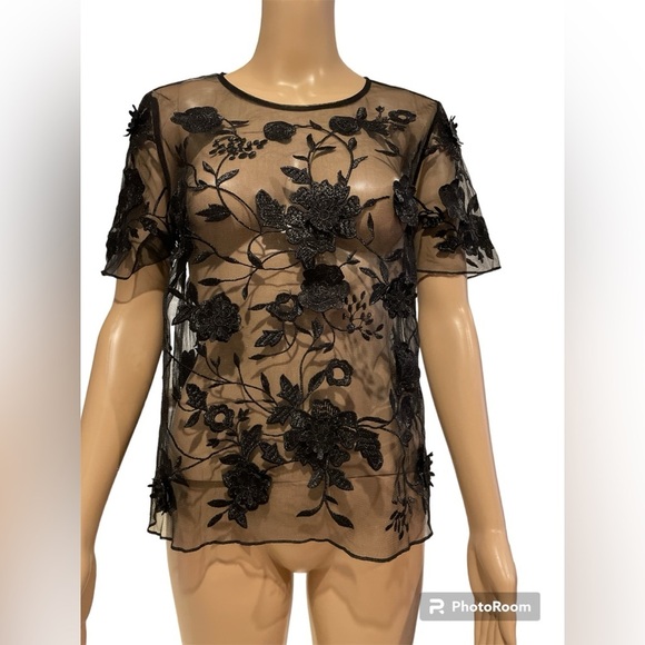 Topshop Tops - TOPSHOP mesh top size